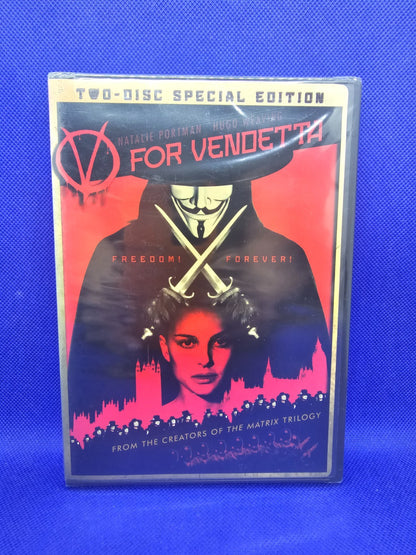 V For Vendetta DVD 2 Discs Special Edition Warner Bros 2006 Zone 10