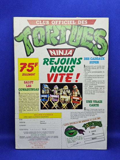 Album Stickers Les Tortues Ninja II Les Héros sont de Retour Tournon 19912