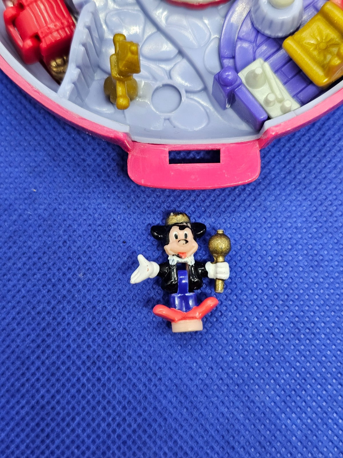 Polly Pocket Disney Mickey Minnie Château Bluebird 1995 Vintage Incomplet1