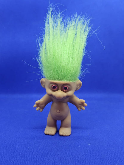 Troll Vintage Cheveux Verts Années 90 10 cm0