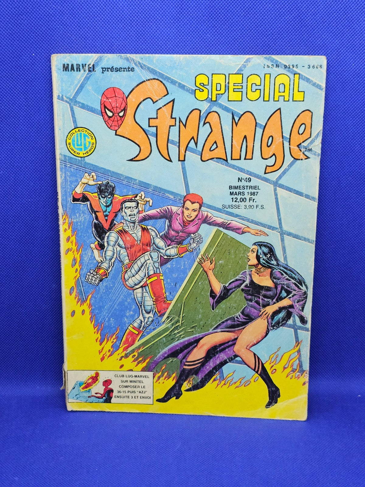 Special Strange 49 Marvel Lug Mars 1987 X Men Kitty Pryde Colossus BD Vintage0