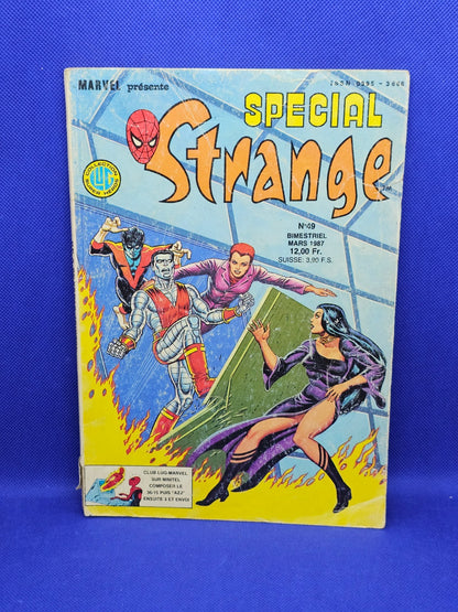 Special Strange 49 Marvel Lug Mars 1987 X Men Kitty Pryde Colossus BD Vintage0