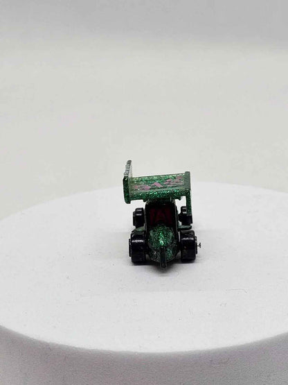 Micro Machines Sprint Car Vert Pailleté, Super Sparklers, Galoob, 1989, 4 cm