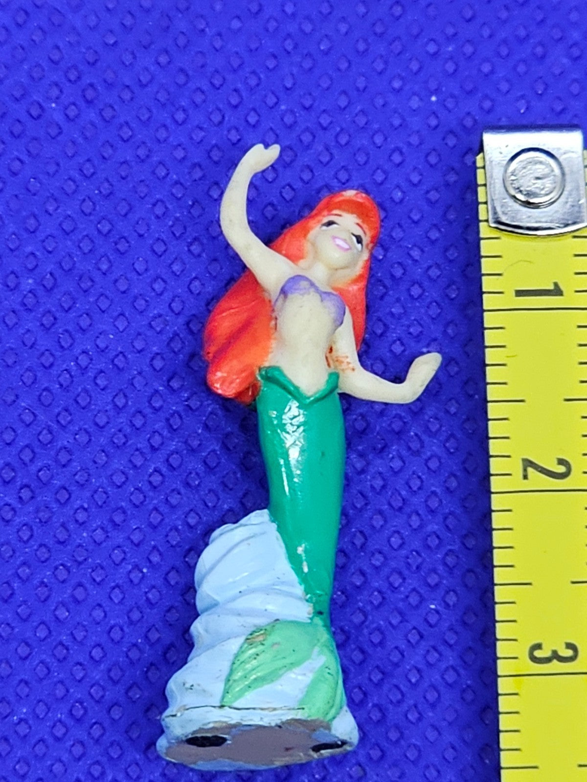 Ariel La Petite Sirène Disney Nestlé Figurine Mécanique Vintage 3.5 cm3