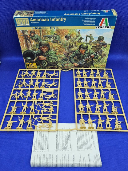 American Infantry WWII Italeri 6046 Figurines 172 50 Soldats Complet3