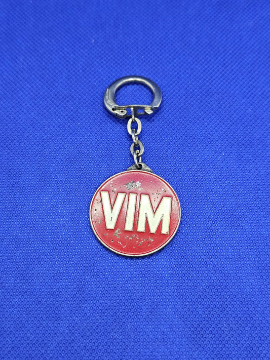 Porte-clé publicitaire vintage des années 70 pour la marque VIM0