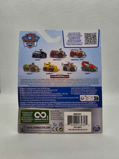 Paw Patrol Chase True Metal – Voiture Miniature Spin Master Nickelodeon Neuf