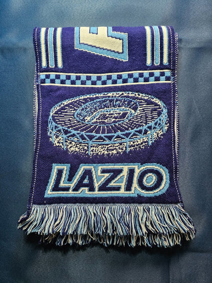 Écharpe Supporter Lazio Rome 1900, Football Italien, Bleu Blanc, Vintage2
