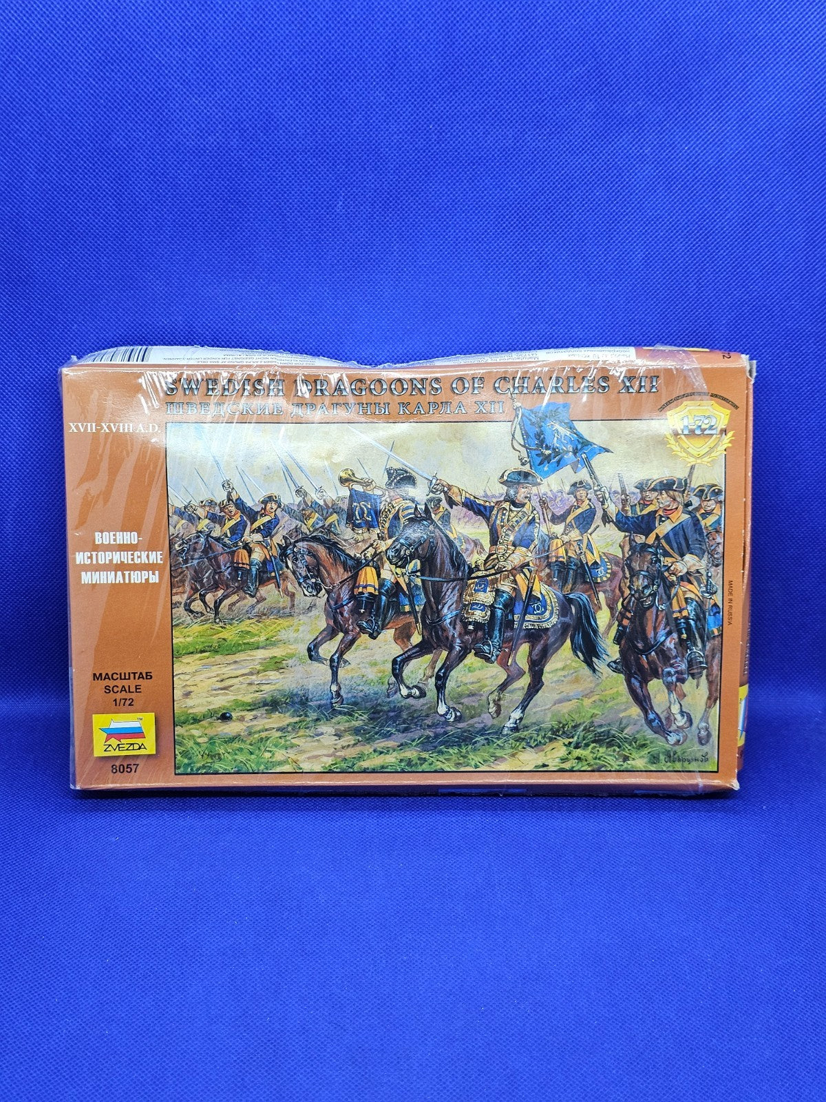 Zvezda 8057 Dragons Suédois Charles XII Swedish Dragoons 172 20080
