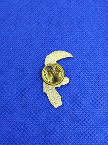 Pin’s Shell Toucan Oiseau Tropical Vintage Métal Émaillé Doré1