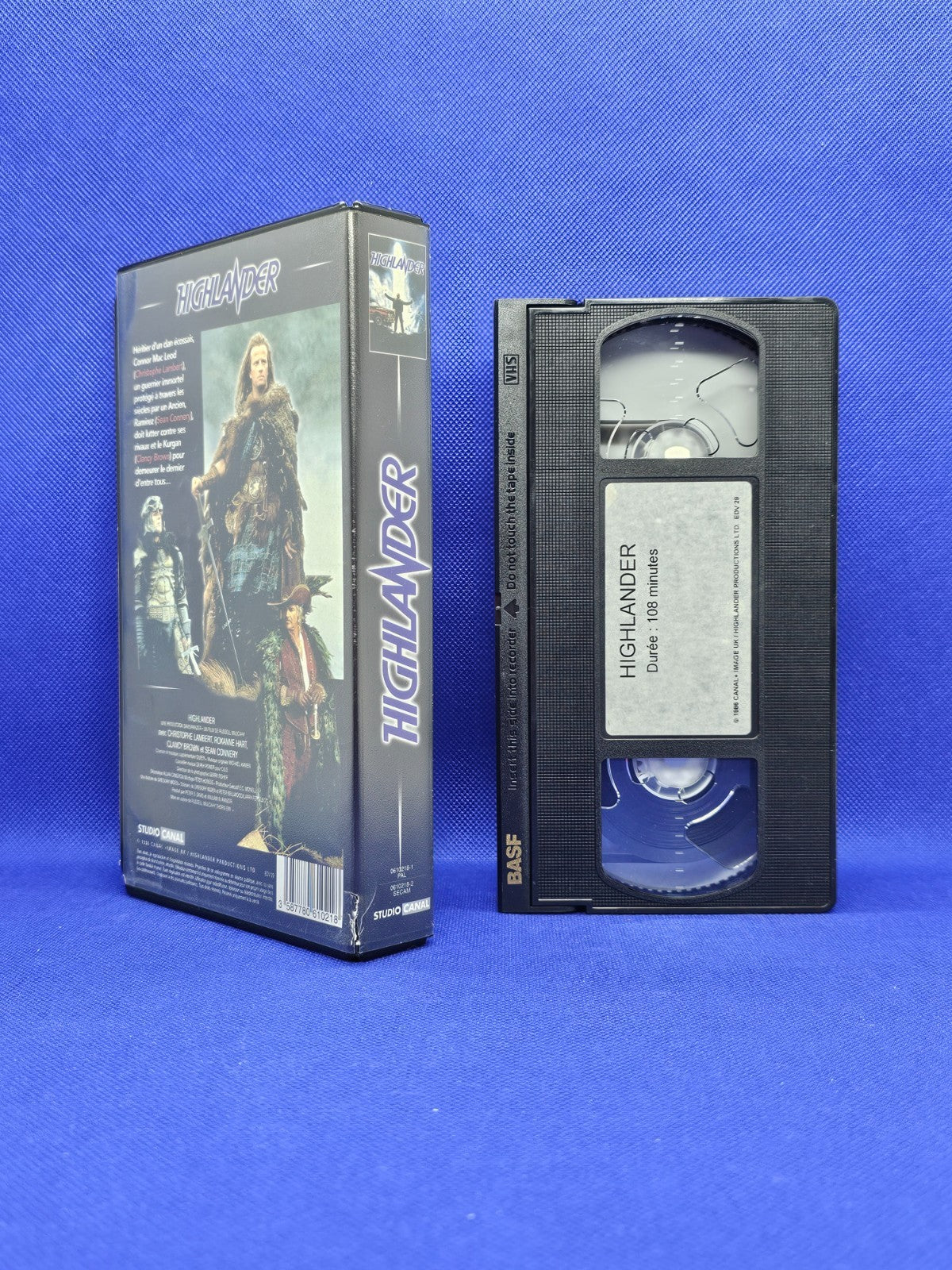 Highlander VHS VF, StudioCanal, Christophe Lambert, 19861