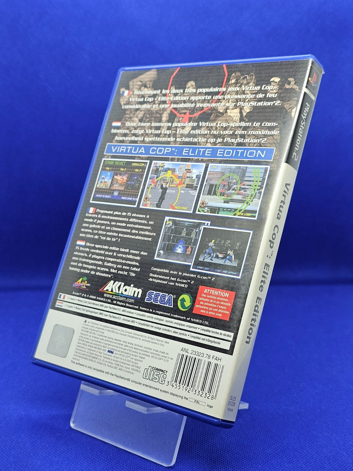Virtua Cop Elite Edition PS2 PlayStation 2 Jeu Vidéo PAL Sans Notice2