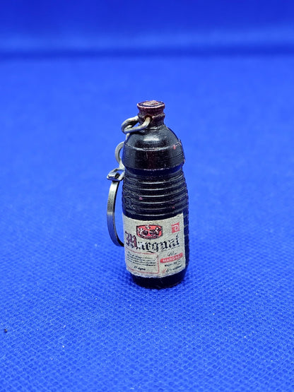 Porteclés bouteille Margnat, Vin rouge, Publicité vintage France, Années 60, 4,2