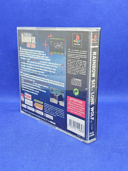 Tom Clancy Rainbow Six Lone Wolf PS1 PlayStation Ubisoft PAL FR Complet1