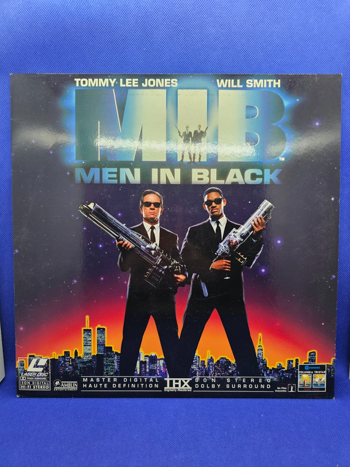 Men In Black MIB LaserDisc PAL Columbia Tristar 1997 Will Smith Tommy Lee Jones 0