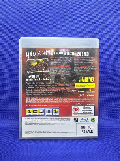 Guitar Hero III Legends of Rock PS3 Activision 2007 Complet1