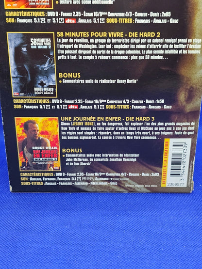 Trilogie Die Hard DVD, Bruce Willis, 20th Century Fox, 2007, Coffret 3 Films2