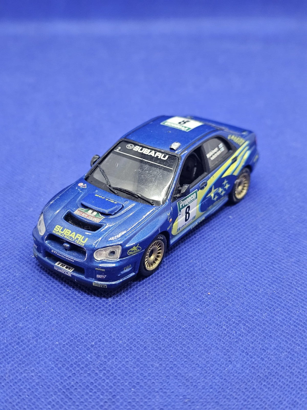 Subaru Impreza WRC n°8 Mäkinen Rally New Zealand 2003 IXO 1430
