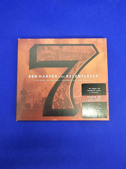 Ben Harper Relentless7 Live Montreal Jazz Festival CD DVD Virgin 20100