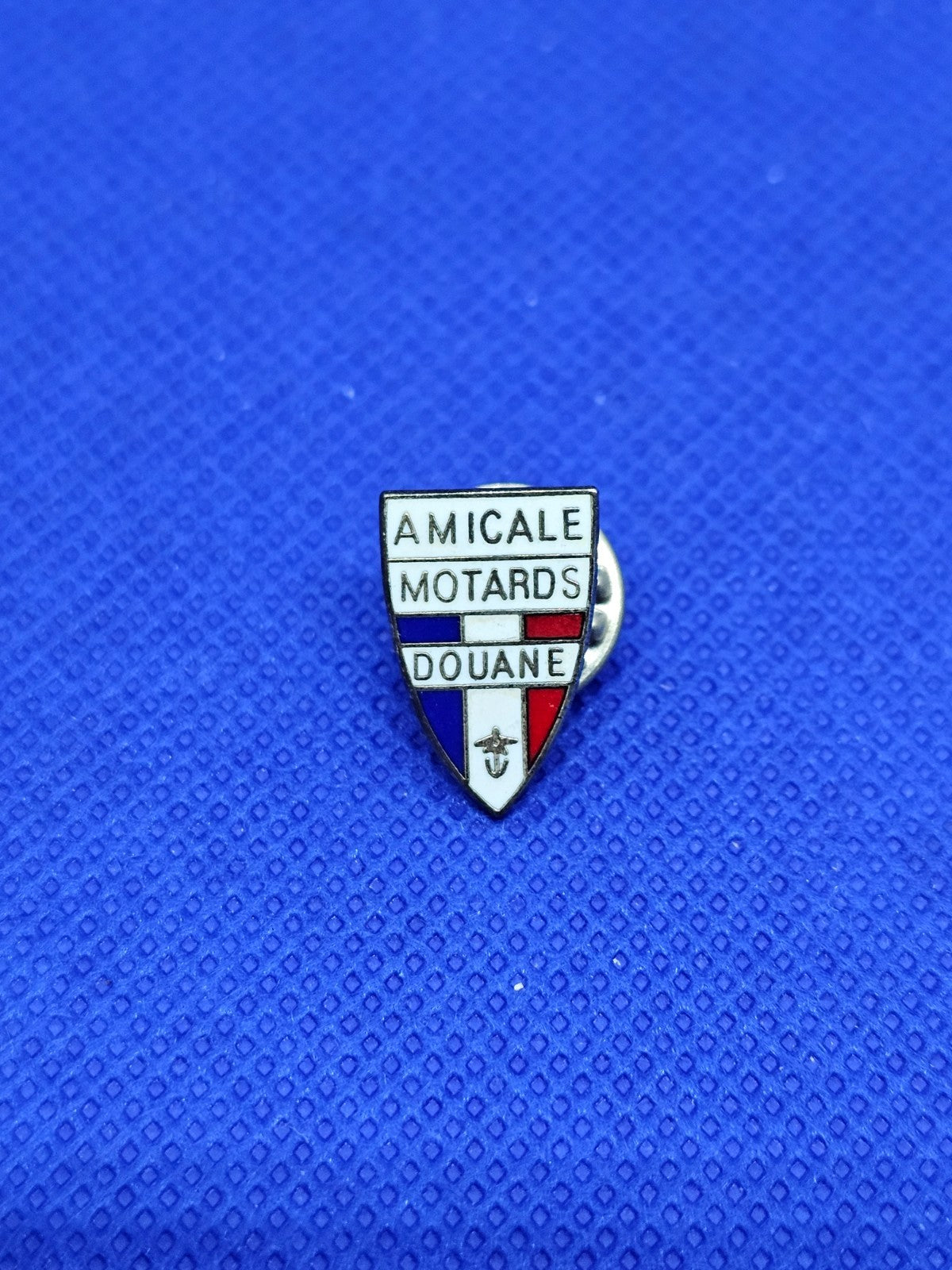 Pin’s Amicale Motards Douane France Moto Douanier Écusson Vintage0