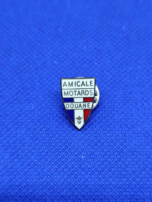 Pin’s Amicale Motards Douane France Moto Douanier Écusson Vintage
