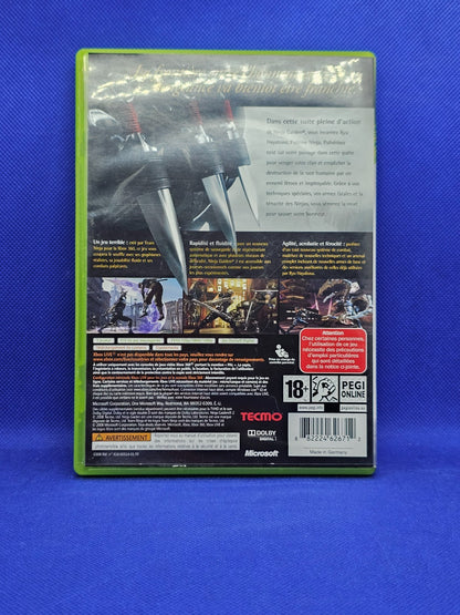 Ninja Gaiden II Xbox 360 PAL Français Team Ninja Tecmo 2008 complet1