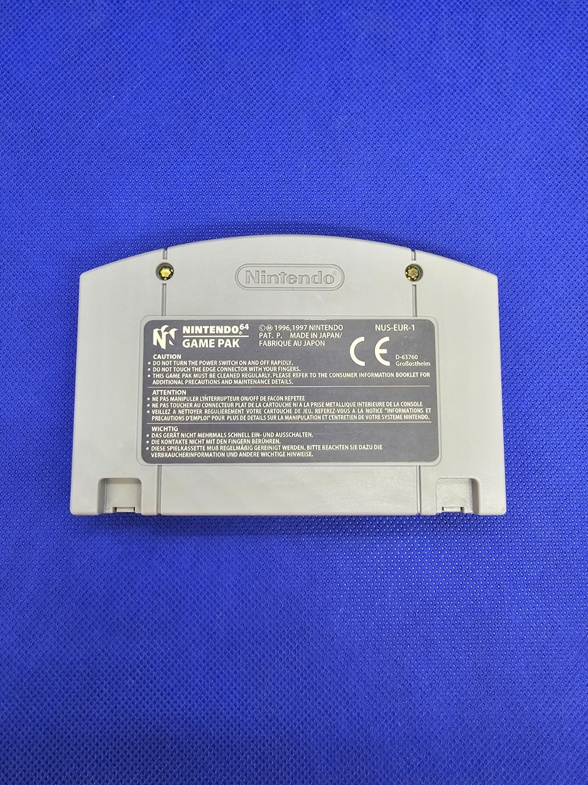 Hybrid Heaven Nintendo 64 N64 PAL EUR Konami 1999 Cartouche Seule1