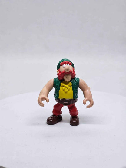 Boley Adventures Island Pirate, Figurine Pirate Barbu, Années 90, 6 cm