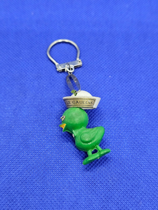 Porte‑clé vintage canard vert Surprise Le Gaulois0