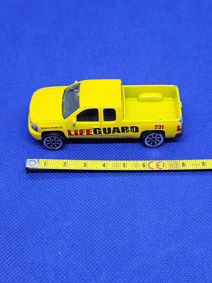 Chevrolet Silverado Lifeguard Majorette S.O.S. Beach Patrol jaune 1643