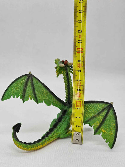 Dragon vert ailé, Monde fantastique, Bullyland, 12 cm