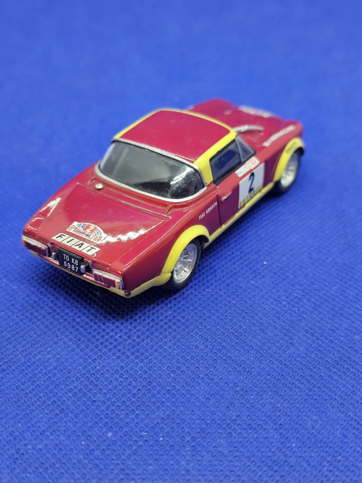 Fiat 124 Abarth Rally n°2 Pinto Portugal 1974 Altaya IXO 1431