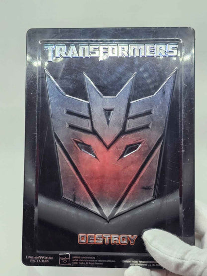 Transformers, Édition Steelbook 2 DVD, DreamWorks Hasbro, 2007, Protect Destroy