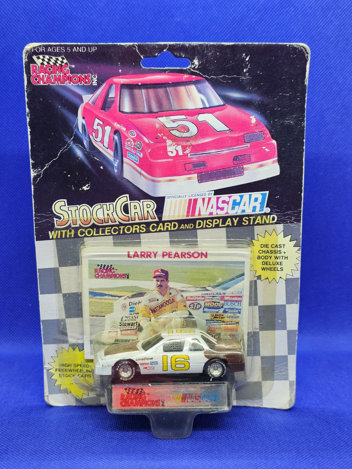 Larry Pearson Stock Car NASCAR, Racing Champions, 1991, 1640