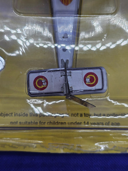 Avion Paya Reproduction Vintage Wind-Up Tin Toy Biplan Jouet Mécanique4