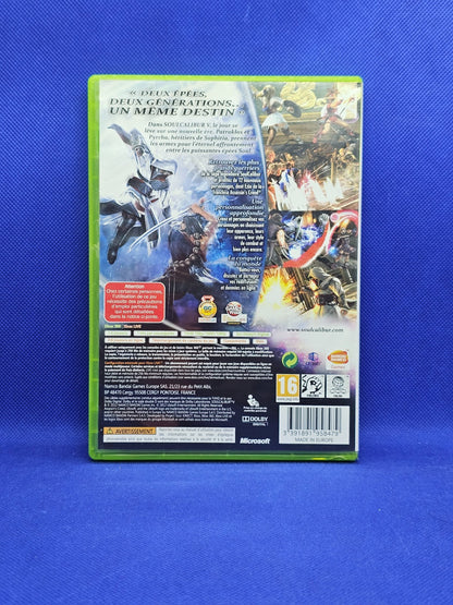 SoulCalibur V Xbox 360 PAL Français Namco Bandai 2012 complet1