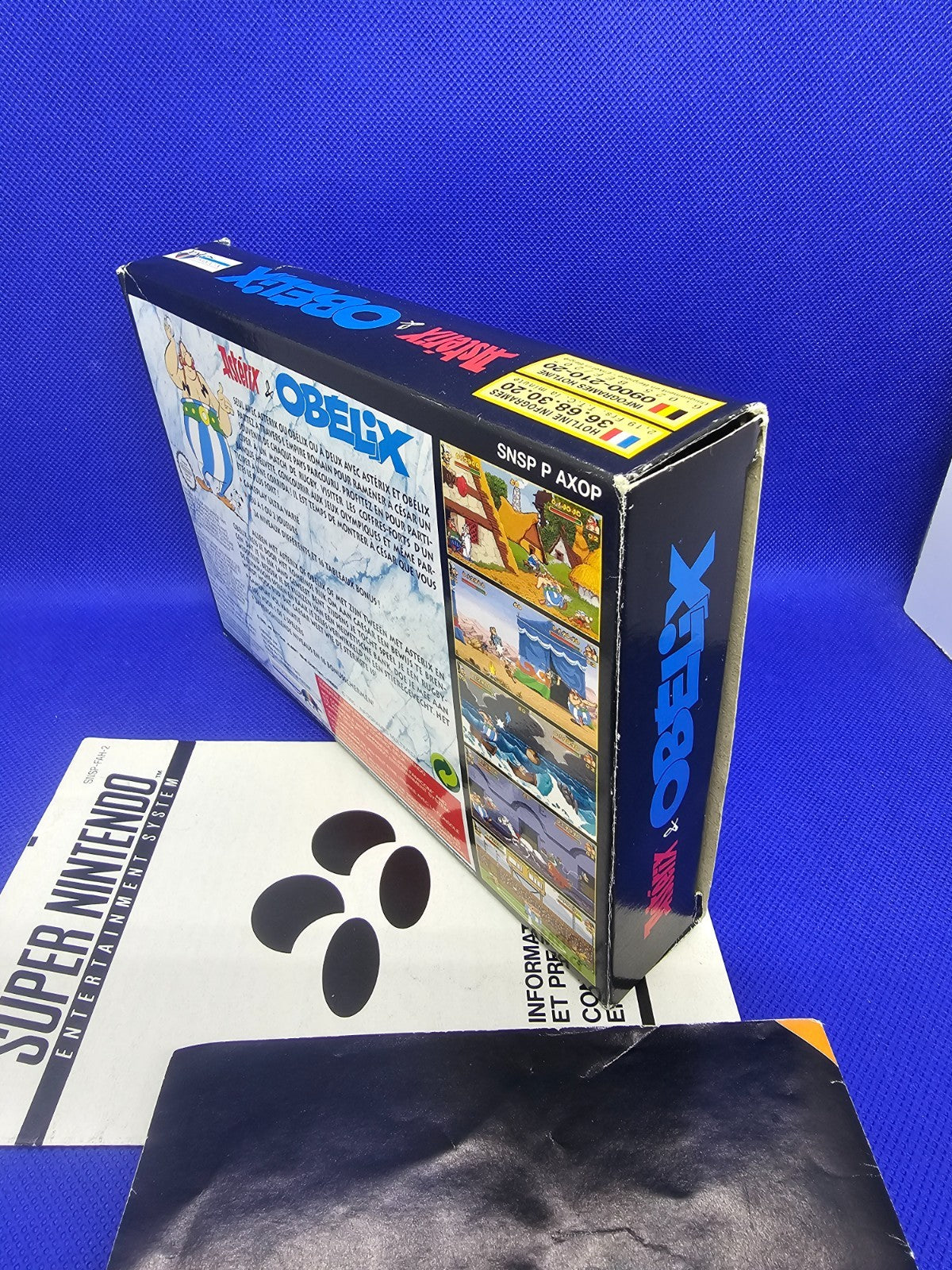 Astérix & Obélix Super Nintendo SNES PAL FAH Infogrames 1995 Boîte Notice5