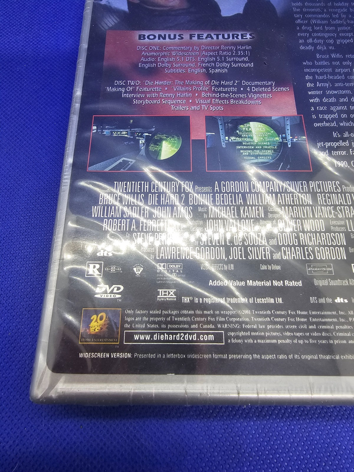 Die Hard 2 Die Harder Special Edition DVD Zone 1 US Bruce Willis 2001 THX Widesc3