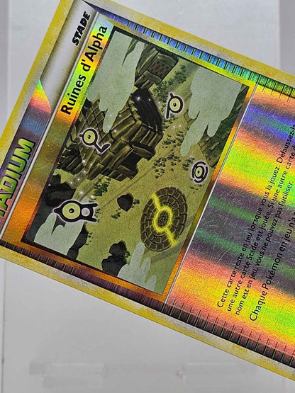 Carte Pokémon Ruines d’Alpha Holo, Cœur d’Or et Âme d’Argent, 2010, 76/90