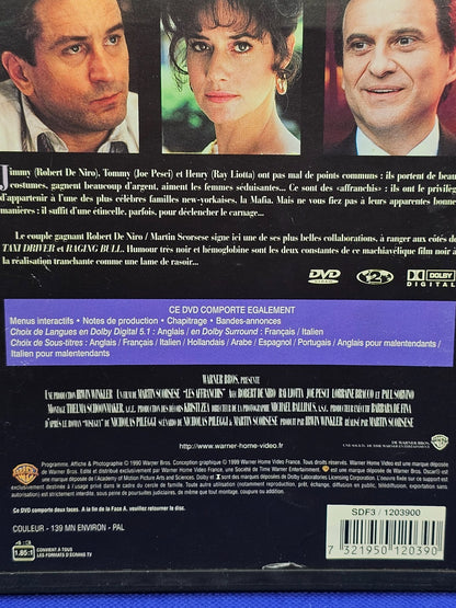 Les Affranchis DVD Snapper Case Warner Martin Scorsese De Niro 1999 Zone 22