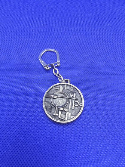 Porte-clés vintage CHIDIAC, quincaillerie droguerie Yaoundé, années 600