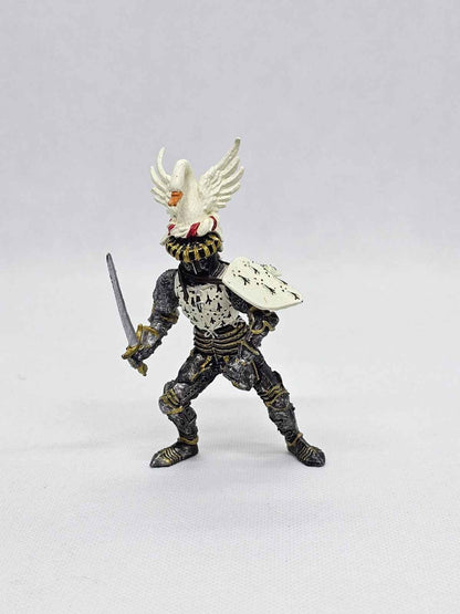 Figurine Chevalier au Cygne, Plastoy, années 2000, 10 cm