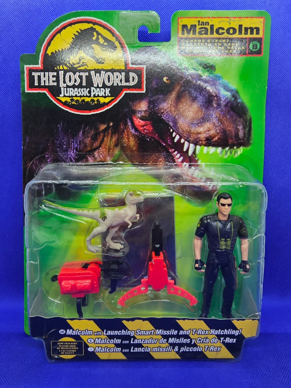 Ian Malcolm The Lost World Jurassic Park Kenner 1997 opened1