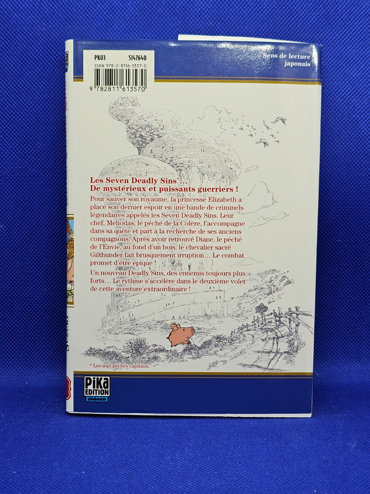 Seven Deadly Sins Tome 2 Manga Pika Nakaba Suzuki VF Shonen 20141