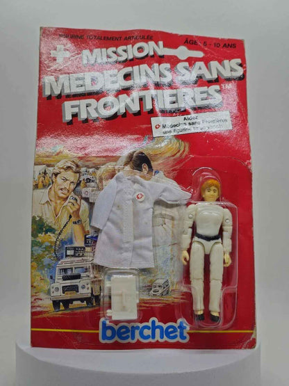 Figurine Anne, Mission Médecins Sans Frontières, Berchet, 1989, 10 cm