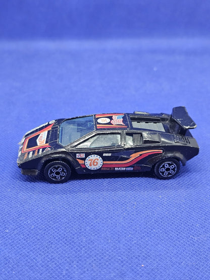Lamborghini Countach n°76 Spirit of Le Mans Bburago 143 Made in Italy Vintage1