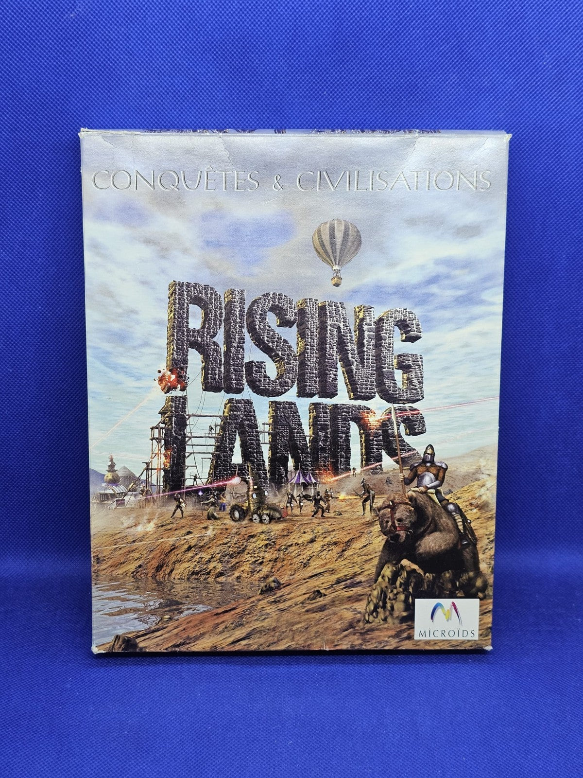 Rising Lands Conquêtes Civilisations PC CD-ROM Big Box Microïds 1997 VF0