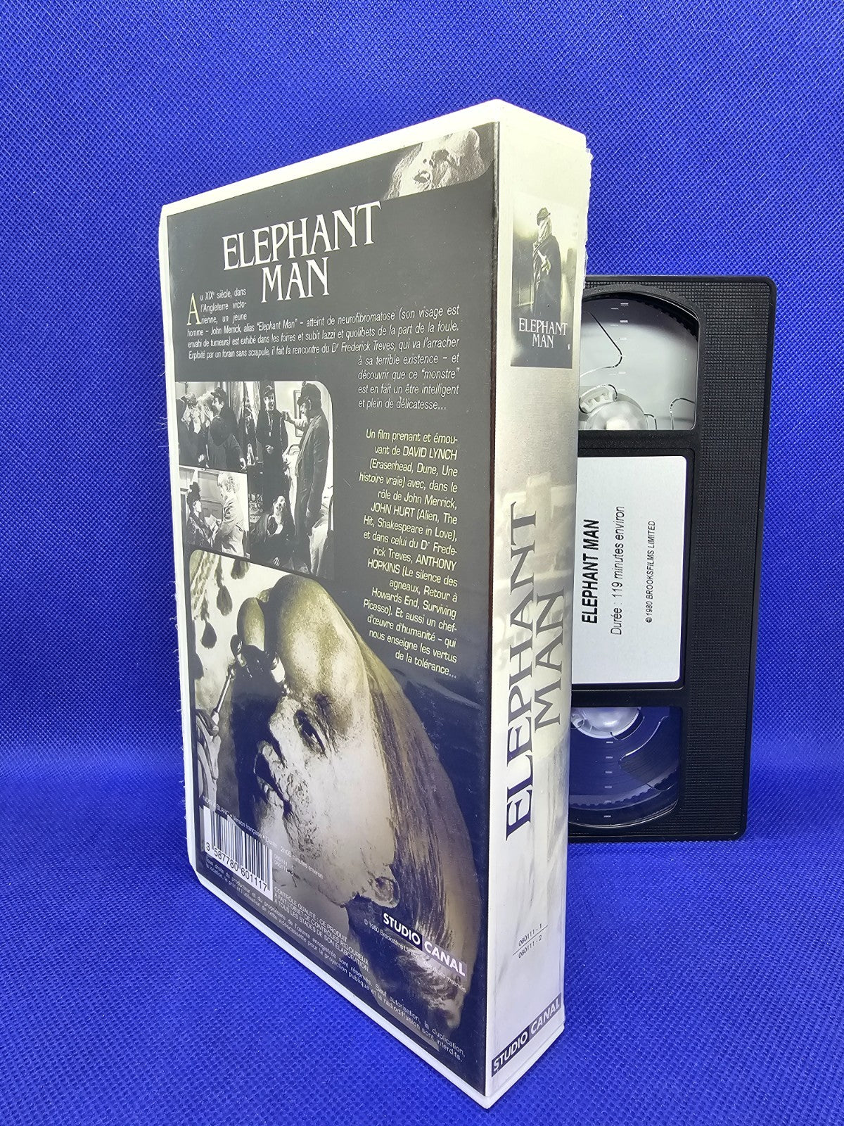 Elephant Man VHS, David Lynch, StudioCanal, 1980, Film Dramatique Culte VF1