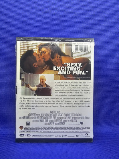 Fair Game DVD Zone 1 Neuf Scellé Cindy Crawford William Baldwin Warner Bros 19991