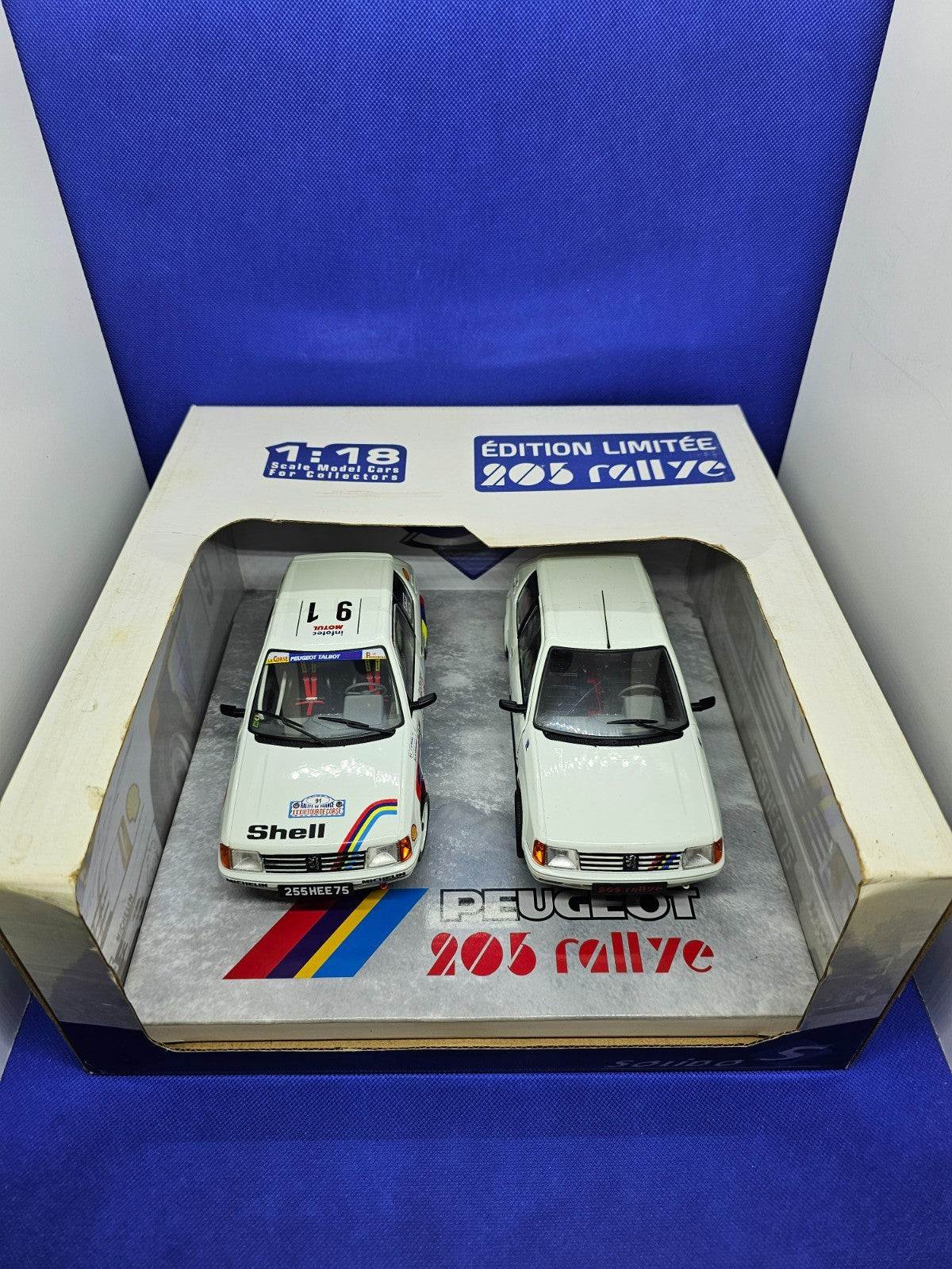 Coffret Peugeot 205 Rallye Édition Limitée 2005 Solido 118 Pack 2 Voitures0